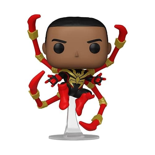 Funko POP Marvel: Spider-Man Comics - Miles Morales Iron Spider - 1/6 Odds for Rare Chase Variant - Marvel Comics - Collectable Vinyl Figure - Gift Idea - Official Merchandise - for Kids & Adults thumbnail 5