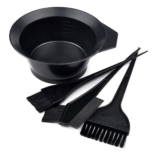 MOONMINI Hair Dye Color Brush and Bowl Set, Black | Color Bowl Brushes Tool, Mixing Bowl Kit, Tint Comb, Hair Tint Dying Coloring Applicator thumbnail 6