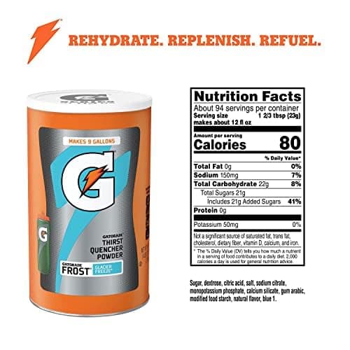 Gatorade Thirst Quencher Powder, Frost Glacier Freeze, 76.5 Ounce, Pack of 1 thumbnail 7