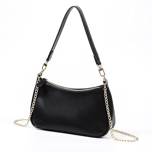 VODIU Clutch Tote Handbags with 2 Removable Straps and Zipper Closure Crossbody Bags Shoulder Purse Handbag for Women thumbnail 4