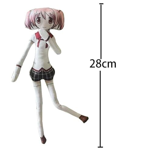 YLQANONG KanameMadoka Pillow Figure Twistable Pillows Anime Akemi Homura/Miki Sayaka/Kyouko Soft Pillow Kaname Madoka Anime Figures 28CM thumbnail 3