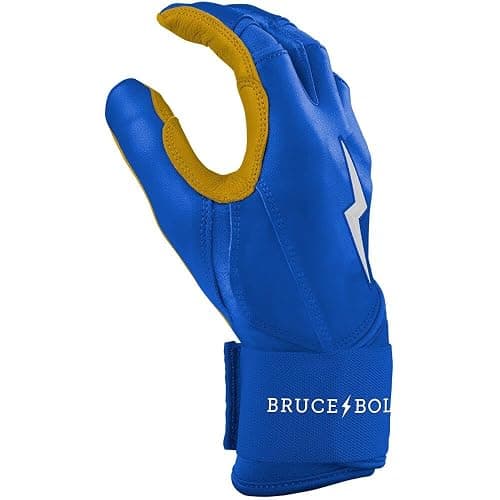 BRUCE BOLT Original Series Long Cuff Batting Gloves - Multiple Colors - Adult & Youth Sizes thumbnail 5
