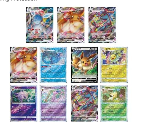 Pokemon – Gem Pack Vol.2 (All Foil Eevee Set) – Chinese Simplified – Slim Booster Box – (15 Packs - 4 Cards per Pack) – Chinese Language thumbnail 4