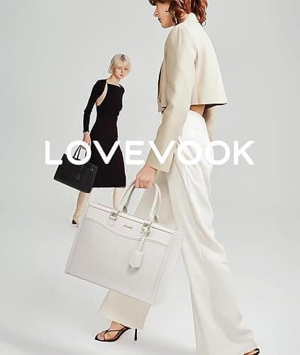 LOVEVOOK Laptop Tote Bag for Women, Office Work Bag Briefcase fit for 15.6 inch Laptop, Large Capacity Teacher Bag Handbag thumbnail 3