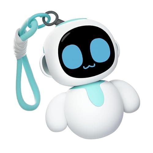 ENERGIZE LAB Eiliko Aquamarine - Your Tiny AI Charm Robot That Matches Every Daily Outfit, Fun Electronic Pendant Toys, for Couples and Best Friends. - Image 1