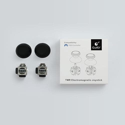 AKNES GuliKit TMR Electromagnetic Joysticks Replacement for DualSense PS5 / PS5 Edge Controller, Thumbstick Grips for PlayStation 5 Controller, Thumbstick Caps Included thumbnail 7