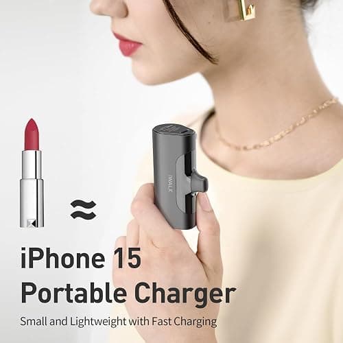 iWALK Portable Charger for iPhone 17/16/15 USB-C Small Power Bank 20W 4,500mAh Fast Charging Battery Pack Compatible with iPhone 15/16/17 Plus/17 Pro/17 Pro Max, Samsung Galaxy S25/S24/S23 Android thumbnail 4