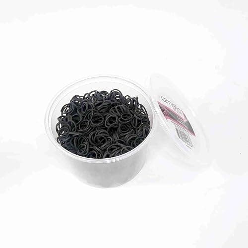 Amelia Beauty 1000 Count Small Rubber Bands for Hair – ½" Black- Made in USA - Recloseable Container - Mini Hair Elastics for Braids, Ponytails, Cornrows & Twists – Strong Hold Ponytail Holders thumbnail 7
