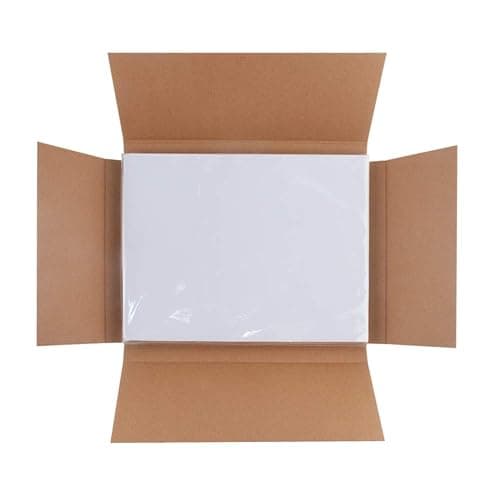 L LIKED 8.5x11 Printable White Sticker Paper Full Sheet Label, Matte, for Laser & Inkjet Printing (100 Sheets) thumbnail 8