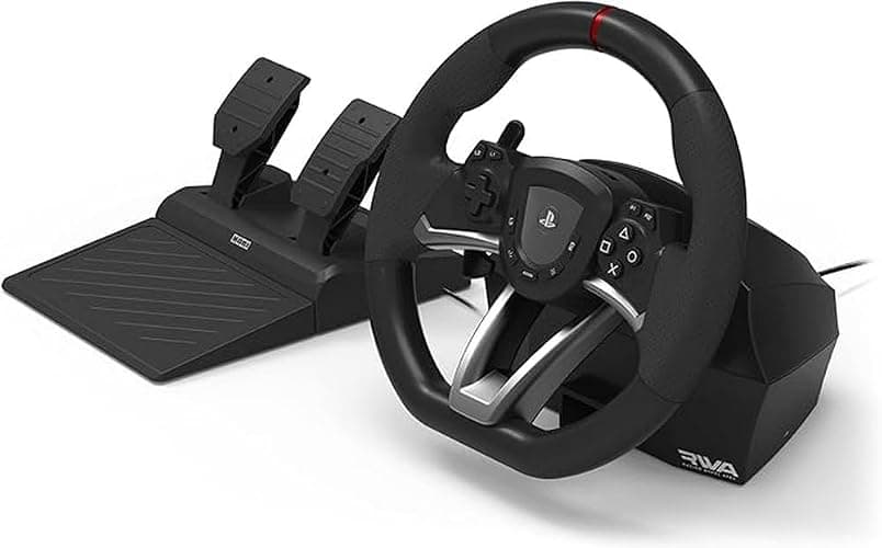 Hori Volante RWA Racing Wheel Apex - PS5 - PS4 - PC - Ufficiale Sony, nero thumbnail 8