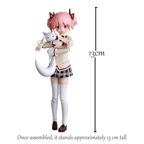 YLQANONG KanameMadoka Figures Ultra Movable Interchangeable Parts Kaname Madoka Anime Action Figurine Anime Akemi Homura Figure Statues 13CM thumbnail 2