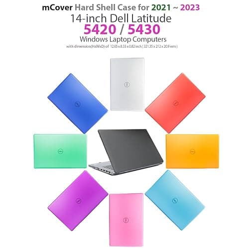 mCover Case Only Compatible for 2021 ～ 2022 14-inch Dell Latitude 5420 5421 5430 5431 Windows Notebook PC (NOT Fitting Any Other Dell Models) - Clear thumbnail 2