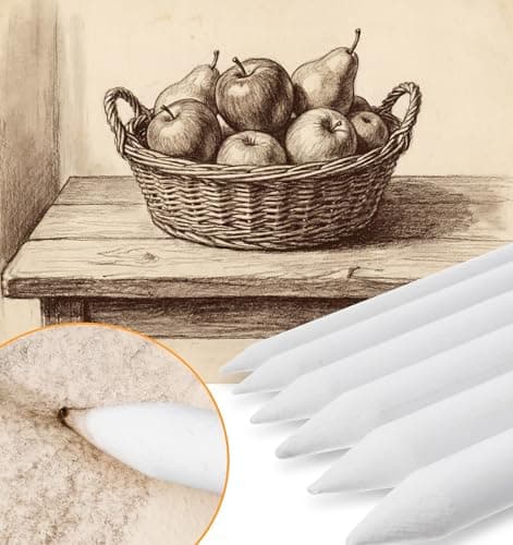13 Pcs Blending Stumps for Drawing, Paper Blending Sticks Set, Soft Smudge Tool for Sketching, Shading Blending Drawing, Art Supplies for Students, Artists, Beginners Painting Creation thumbnail 8
