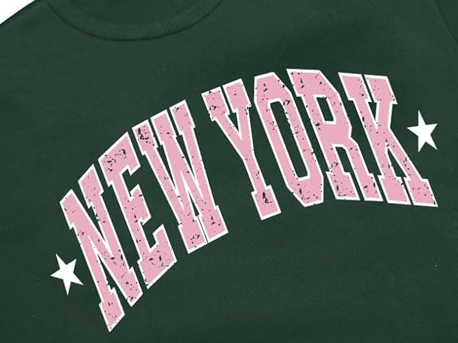LilyCoco Women's Graphic Sweatshirts Oversized Long Sleeve Sweatshirt Pullover Tops thumbnail 4
