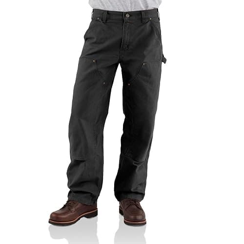 Carhartt Men's Loose Fit Washed Duck Double-Front Utility Work Pant - Image 1