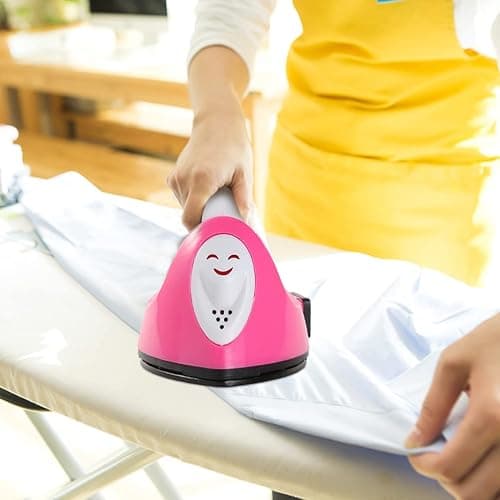 Culnflun Mini Electric Iron Portable DIY Clothes Electric Sewing Iron for Fuse Beads Patch DIY Shoes T-Shirts Heat Transfer Projects Supplies Quick Ironing thumbnail 2