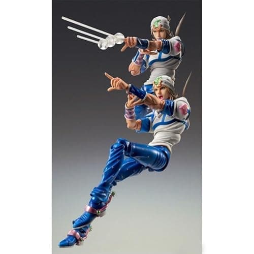 Zhongkaihua JJBA Figure Johnny Joestar Model 17CM PVC Statue Anime JJBA Action Figures Movable Joints Interchangeable Accessories Collection Decorations Gifts thumbnail 5