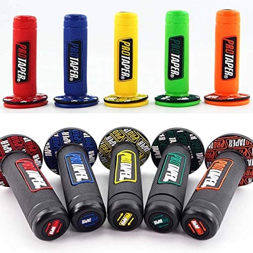 Motorrad Protaper Griffe Motocross Grip Lenker Dirt Pit Bike 7/8" Handlebar GUMMIgel-Dual Density MX Grips (Color : Black) thumbnail 3
