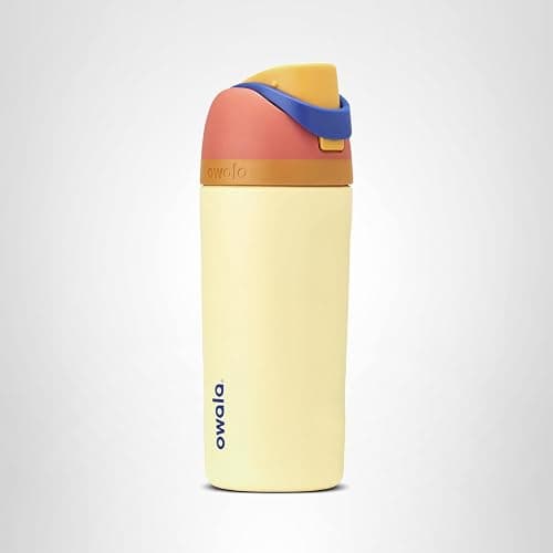 Owala Kids FreeSip Insulated Stainless Steel Water Bottle with Straw for Sports, Travel, and School, BPA-Free Sports Water Bottle, 16 oz, Misty Horizons thumbnail 7