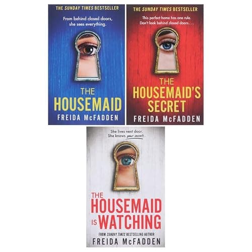 The Housemaid 3-Book Box Set Thriller Bundle -The Housemaid, The Housemaid’s Secret & The Housemaid Is Watching By Freida McFadden Crime, Suspense and Domestic Thriller Collection thumbnail 4