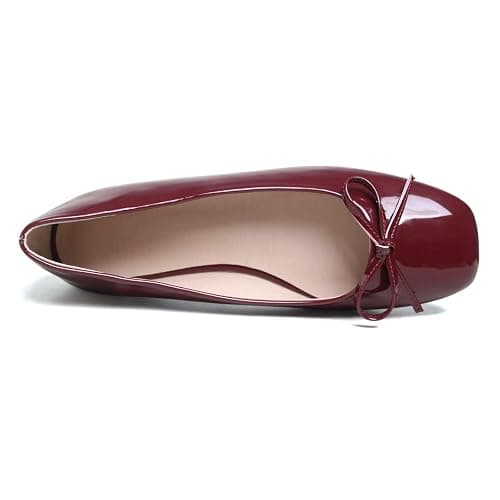 Dear Time Women's Casual Foldable Ballet Flats Square Toe Ballerina Flats Shoes Comfortable thumbnail 7