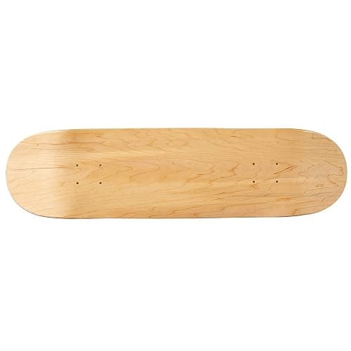 Moose Blank Skateboard Deck - Premium 7-Ply Maple Construction - Natural Wood - Choose from 10 Sizes - Includes 1 Board thumbnail 2