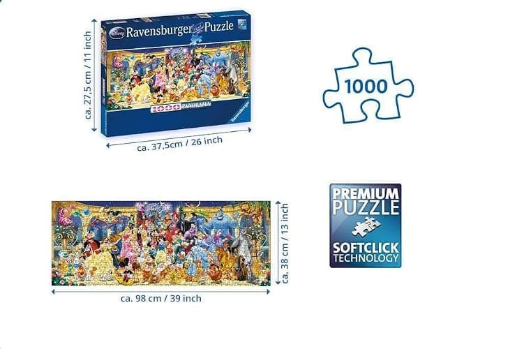 Ravensburger Disney Panoramic Jigsaw Puzzle (1000 Piece) thumbnail 3
