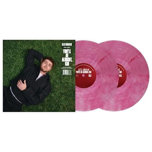 Alex Warren- You'll Be Alright Kid Record, Raspberry Pink Marbled Color, Spotify Fans First Exclusive - Image 1