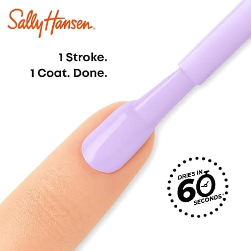 Sally Hansen Insta-Dri Galactic Nail Polish | Quick Dry, Long Lasting, Streak-Free Shine | Semi-Opaque, Shimmery | 110 Ne-Blue-la | Holographic Blue-Purple Nail Color thumbnail 5