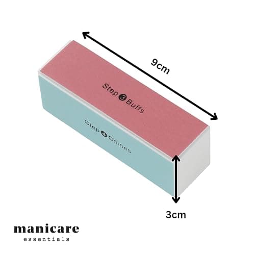 Manicare Nail Buffing Block, 4 Sided Nail File And Buffer For Shaping, Styling, Smoothing And Polishing, Removes Ridges, Instant High Gloss Shine, Easy To Use Manicure Tool For Home Or Salon Use thumbnail 3