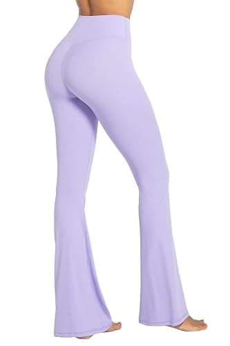 Sunzel Womens Flare Leggings No Front Seam Flare Yoga Pants with Tummy Control Crossover High Waist - 28" / 30" / 32" / 34" thumbnail 6