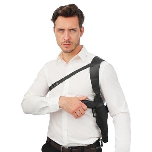 P'tit Clown - 22021 - Holster d'Épaule - Accessoire Déguisement Policier, Officier de Police, Militaire - Pour Compléter Tenue Carnaval, Cosplay, Fête Costumée - Image 1