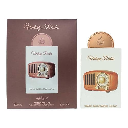 Lattafa Pride Vintage Radio for Unisex Eau de Parfum Spray, 3.4 Ounce / 100 ml - Image 1