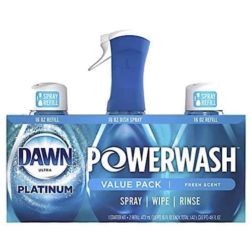 Dawn Platinum Powerwash Dish Spray Soap, Fresh Scent Refill- 16oz thumbnail 7
