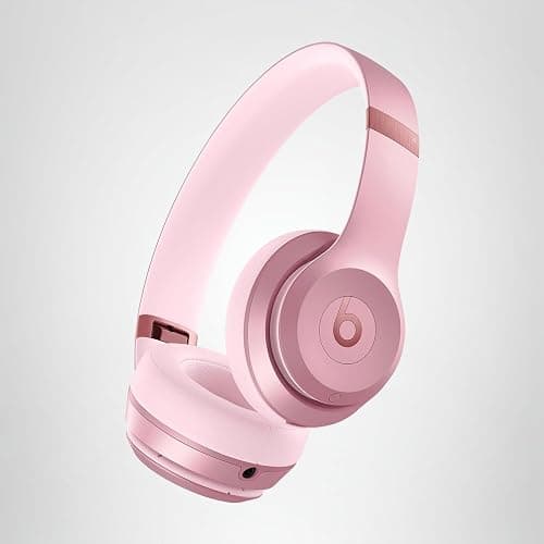 Beats Solo 4 - Wireless On-Ear Bluetooth Headphones, Up to 50-Hour Battery Life, Ultra-Lightweight Comfort, Powerful and Balanced Sound, Apple & Android Compatible - Amazon Exclusive Metallic Pink thumbnail 9