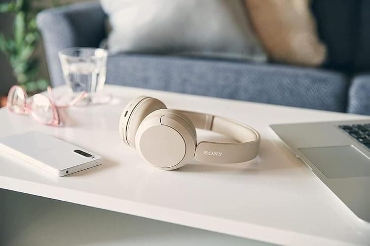 Sony WH-CH520 Wireless Headphones Bluetooth On-Ear Headset with Microphone and up to 50 Hours Battery Life with Quick Charging, Cappuccino thumbnail 10