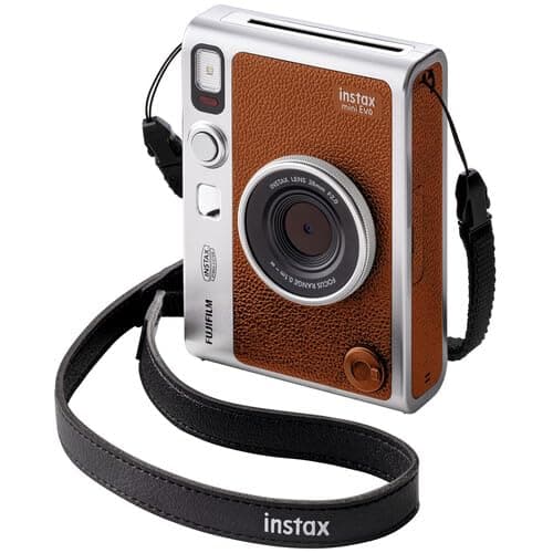 FUJIFILM INSTAX MINI EVO Instant Camera (Brown) Case Bundle | For Parties, Events & Instant Photos | Includes 32GB Memory Card, USB Card Reader, Cleaning Cloth thumbnail 6