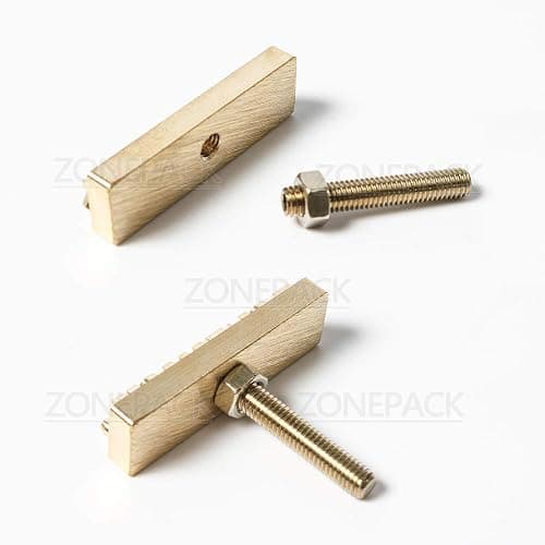 ZONEPACK Custom Logo Hot Foil Stamping Brass Mold Branding Iron Wood Burning Stamp Heating for Leather Wood Paper (Small Than 2''x2'' with 0.19'' Hole on Back) thumbnail 5