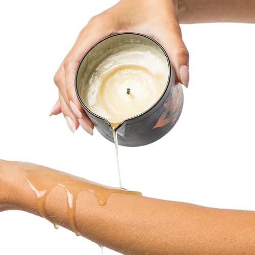 KAMA SUTRA Ignite Massage Candle - Coconut Oil and Soy Based - Sweet Almond, 6 oz/170 g Sore Muscle Massage Oil - Moisturizing - Natural Therapy Oil - Warming, Relaxing, Sensual Massage thumbnail 3