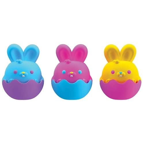 Schylling NeeDoh Bunnies & Chicks - Sensory Toys with a Satisfying Dough Filling - A Mix of Squishable Bunnies and Chicks - Ages 3 and Up - One Random Design thumbnail 4