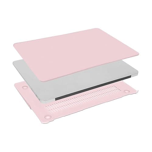 MOSISO Compatible with MacBook Air 13 inch Case (Models: A1369 & A1466, Older Version 2010-2017 Release), Protective Plastic Hard Shell Case & Keyboard Cover & Screen Protector, Rose Quartz - Rose Quartz thumbnail 5