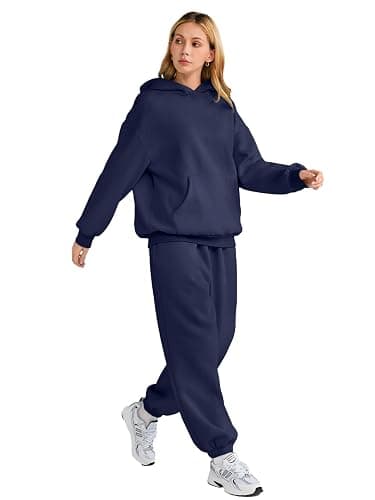 AUTOMET Womens 2 Piece Outfits Lounge Hoodie Sweatsuit Sets Plus Size Fall Fashion Clothes Airport Travel Pants Tracksuits thumbnail 4