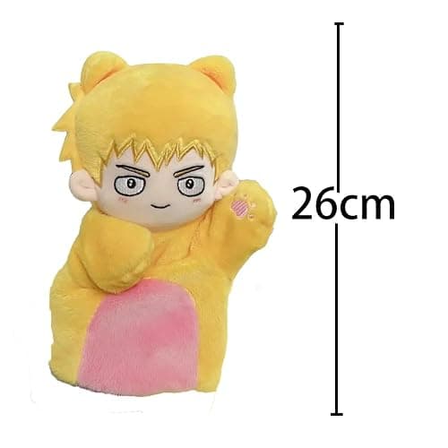 YLQANONG Mob Figure Plush Glove Anime Kageyama Shigeo/Reigen Arataka Soft Plush Stuffed Cushion Mob Anime Figures for Fans 10.24IN thumbnail 4