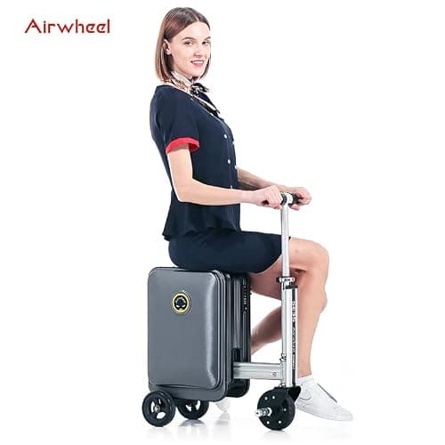 Airwheel SE3S Smart Rideable Suitcase Electric Luggage Scooter For Travel (black) thumbnail 6