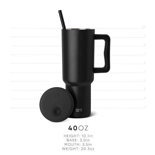 Simple Modern Disney 40 oz Tumbler with Handle & Straw Lid | Insulated Stainless Steel Water Bottle Travel Mug | Gifts for Women Her | Trek Collection | 40oz | Winnie The Pooh in the Wilderness thumbnail 5