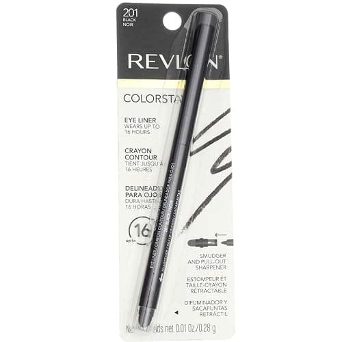 REVLON ColorStay Eyeliner with SoftFlex, Black 201, 0.01 Ounce (28 g) (Pack of 2) - Image 1