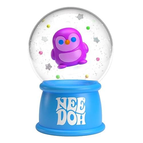 Schylling NeeDoh Squishmas Squish N' Snow Globes - Christmas Squeeze Toy - Assorted Colors - Ages 3 to Adult (Pack of 1) - Image 1