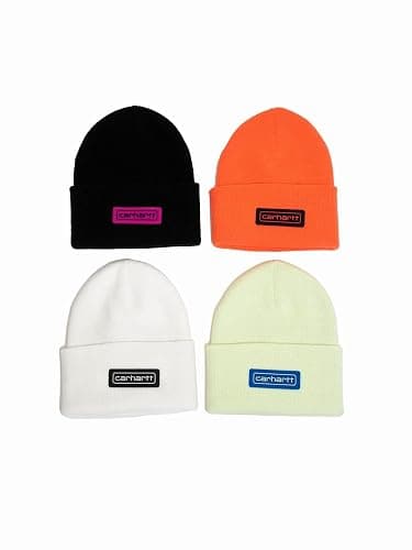 Carhartt Mens Knit Logo Patch Beanie thumbnail 2