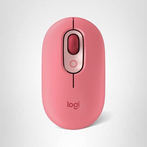 Logitech POP Mouse, Wireless Mouse with Customizable Emojis, SilentTouch Technology, Precision/Speed Scroll, Compact Design, Bluetooth, Multi-Device, OS Compatible - Heartbreaker Rose thumbnail 10
