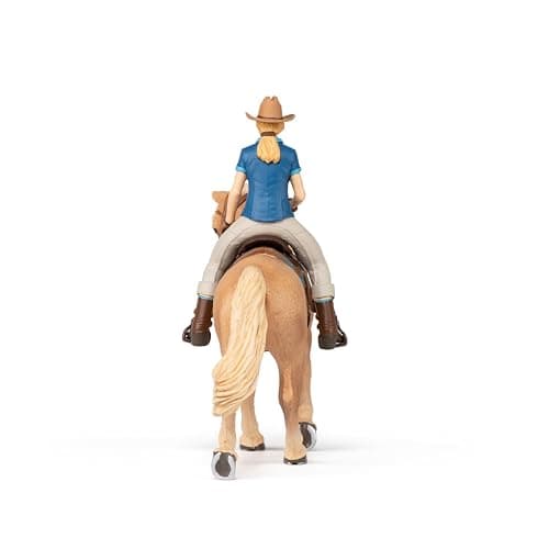 Papo - Realistic Western Horse And Rider Figure - Ages 3+ - Equestrian World Collection - Creative Play Wild West Adventure - Gift Idea Toy for Girls and Boys thumbnail 8